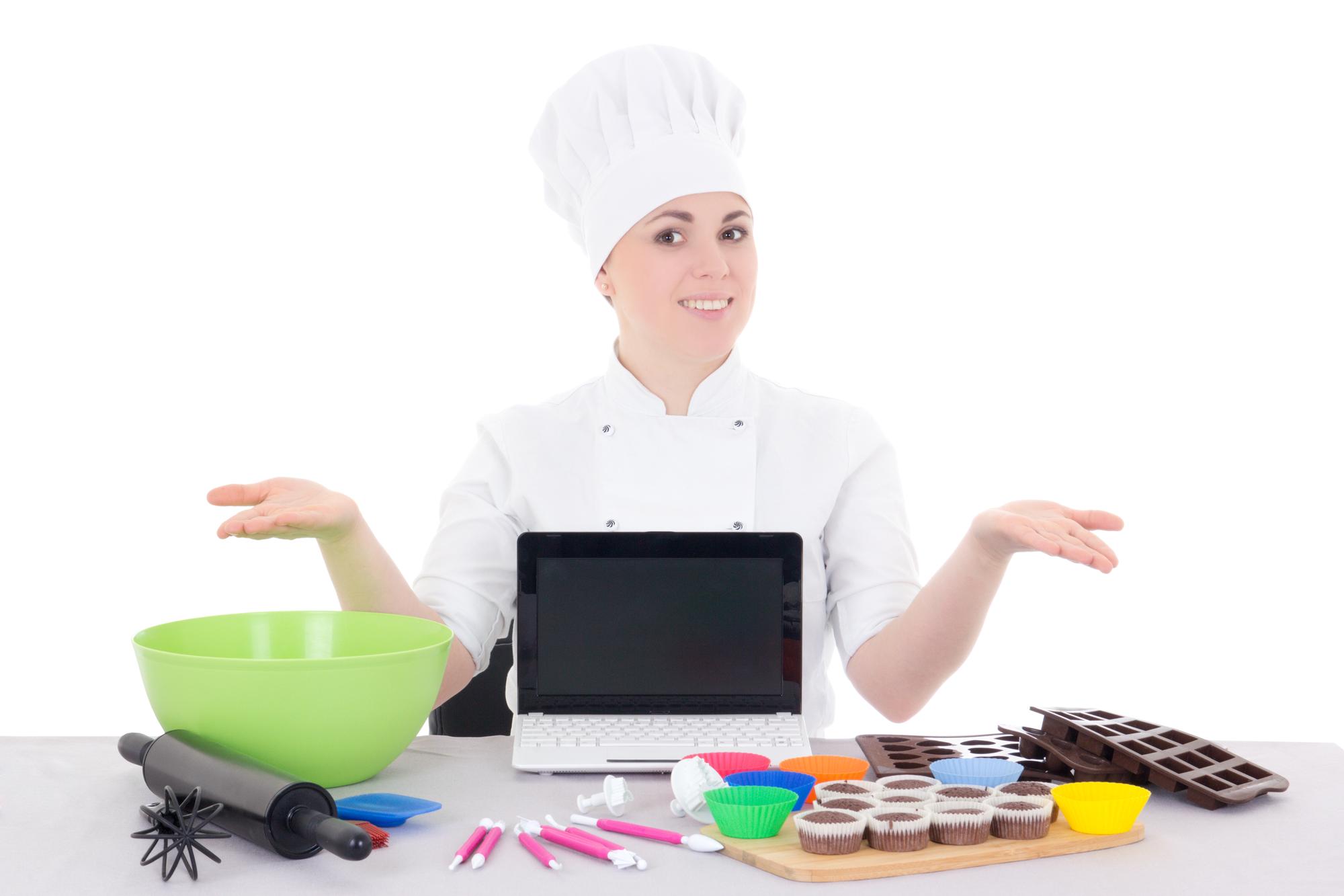 Large editorial shot: classroom kitchen with students